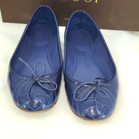 Gucci Ballet Flats Embroidered Monogram GG - Picture 7 of 7
